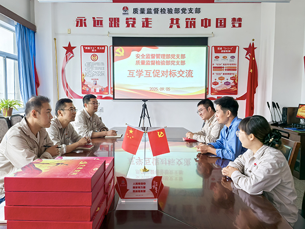 9.5日，安全監督管理部黨支部與質量監督檢驗部黨支部對標交流學習.jpg